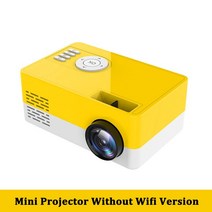 신제품 미니 빔 프로젝터 고성능 AS 4K WIFI 무선 프로젝터 Y2 지원 1080P 미니 프로젝터 1080P 2.4G 360 홈 시어터 시네마 HDMI 호환 IOS Tv 박스, 02 J15 Mini_01 EU 플러그