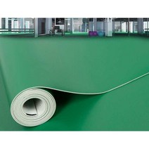 pvc 장판 바닥재 미끄럼방지 방수 작업장 생산라인, 에메랄드 그린 1.8mm 2mx5m