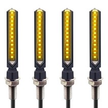 2pc 12 LED 턴 시그널 오토바이 라이트 야마하 tdm 850 혼다 x4 스즈키 v 스트롬 650 KTM 50cc 모토 액세서, 04 HUA-4PCS