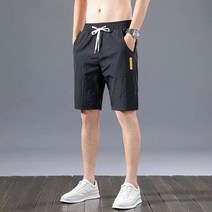 스트릿 패치 허리밴딩 남성 5부 3컬러 반바지 팬츠