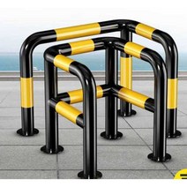 스틸볼라드 L형 볼라드 규격 설치 경광봉 충격보호가드 소화전 벽보호, 1.3m U자형 이중층 높이 60 두께 1.5