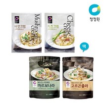 청정원 파우치 스파게티소스 250g 4종 골라담기 크림/고르곤졸라, 까르보나라 5개