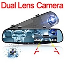 올어라운드뷰 360도어라운드뷰 full hd 1080p 백미러 dashcam registrator dual lens automatic video recorder camera, 듀얼 렌즈 dvr, 32g