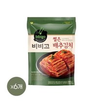 CJ제일제당 비비고 썰은배추김치 500g x6개 340600