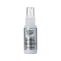 Plaid 갤러리 스테인 글라스 펜 2oz 색상선택 글라스 데코 스테인글라스 물감, 13 Glitter Silver