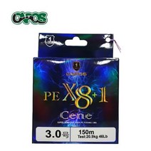 카포스 PE X9 세네 150m 합사라인 (바다낚시줄), 1.5호 (5색컬러)