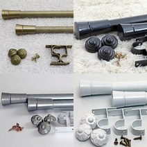 영림데코 25mm 족자 커튼봉, 실버