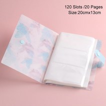 120 슬롯 스토리지 북 스티커 오거나이저 홀더 디스플레이 컨테이너 박스 수집 패키지 케이스 포토 앨범 폴더 백 TRTZB, 01 TZB03