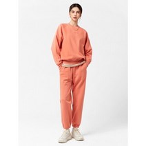 아키클래식 [아키클래식] (공용) A.CLASSIC 로고 루즈핏 크루넥 조거팬츠 세트 샌드