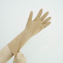 백화상점 천연 라텍스 고무장갑 5개입, 베이지(5개입), M, 5개