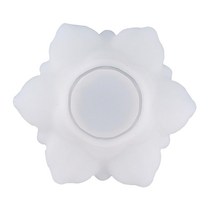 Ursmart DIY 연꽃 실리콘 몰드, 화이트