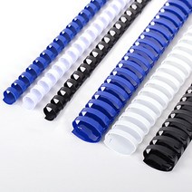 [RA㏓] 현대오피스 플라스틱링 22mm 1BOX50개(170매이내제본) 용링 노트 소모품 제본기 책철 제본 와이어링 제본링 ▷_§Ea, §§_검정