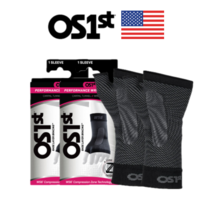 [OS1st] 오에스퍼스트 미국 특허 WS6 손목 보호대 2개, 블랙