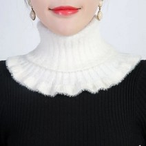 쁘띠목도리 밍크머플러 가을 두꺼운 모조 밍크 턱받이 여성 가을겨울 따뜻한 목 가드 장식