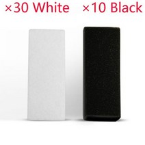 코골이 기구 성인 숙면 교정기 양압기 확장기 CPAP 필터 폼 재사용 가능 필터 일회용 초미세 Weinmann 호환 용품 액세서리, 30 White 10 Black