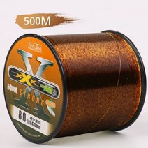 500m 금 발견 낚싯줄 생체 공학 보이지 않는 모노 필라멘트 나일론 반점 탄화 수소 코팅 라인 잉어 낚시 도구, 2.0