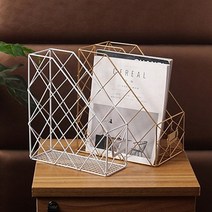 잡지꽂이 파일 책꽂이 철제 정리함 파일 매거진랙 1단 2단, 3. 화이트, 2. 2단