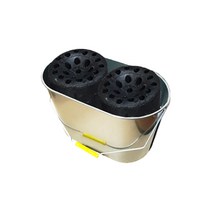 양철연탄통 휴지통 연탄 최대 4개입 가능