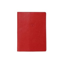 IL BISNOTE 일비존테 노트 커버 가죽 소가죽 여성 남성 유니 레드