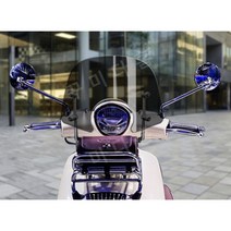 푸조 장고 150 호환 윈드스크린 바람막이 앞유리 레인실드 핸드가드 숏타입 롱타입, 클린 50cm 건틀릿