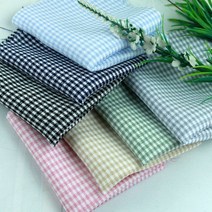 [동대문원단]리틀체크 봄가을용 구김없는 직기원단, 블랙