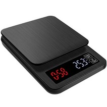 주방저울 스마트 디지털 저울 커피 스마트 커피 저울 주방 식품 저울 전자 저울 타이머 정밀 보석 저울 미니 가정용 저울, 스마트 저울, 5kg-0.1g