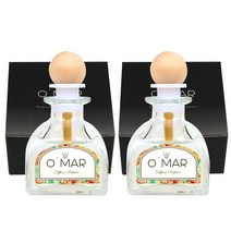 오마르 차량용방향제 디퓨저 50ml 1+1(2개) 자동차디퓨저/자동차방향제, 화이트릴리(백합)