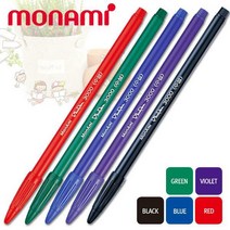 모나미 플러스펜3000 12자루/프러스펜/사인펜/싸인펜/수성펜, 플러스펜_녹색(1타_12자루)