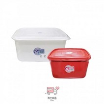 식품용기_대용량밀폐용기_2.5L-H_대영_김치_3호_사각밀폐_김장김치_김장용기_김치용기_냉장고정리_밀폐용기 AF61, 화이트