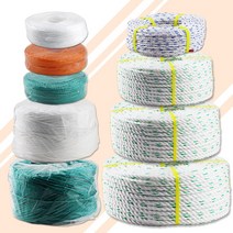 국산 PP로프 피피로프 안전 PE 노끈, [PP로프], [8mm x 100M] 백색