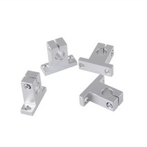 1/4pcs 베어링 지원 SK8 SK10 선형 레일 샤프트 축 XYZ 테이블 CNC 라우터 3D 프린터 부품