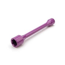 Steelman 1/2인치 드라이브 x 22mm 소켓 임팩트 렌치용 140ft-lb 토크 익스텐션 8-5/8인치 익스텐션 내부식성 분말 코팅 강철 보라색, 22mm/ 140 ft-lb/ Safety Purple