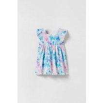 자라 키즈 ZARA KIDS 워터컬러 프린트 스트럭처 원피스 247721