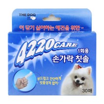 더독 4220 1회용 소프트 손가락 칫솔 (30매), 옵션선택