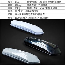 승용차 루프박스 루프랙 슬림 일체형 수납함 캠핑가방, 750L(단일구매수하물), 펀칭 없음