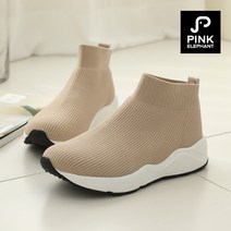 [분홍코끼리]그래서너 스판니트 삭스 스니커즈_3cm