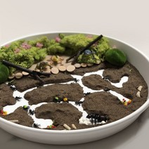 바니그라운드 개미집+개구리 스몰월드 / 놀이트레이 개미 피규어 독후활동 엄마표 집콕 키트, 불포함(재료만 구성)