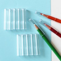 투명 연필캡 연필투껑 10개입 보호캡 펜슬 홀더 필기구, 상세페이지 참조