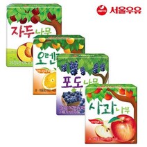서울우유 사과나무 포도 오렌지 자두 150mlx48팩 아기주스, 48팩, 자두나무48팩