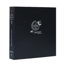 [ive사진앨범] 이콘앨범 바인더 백지접착50매 사진 포토, 03.솔리드-블랙
