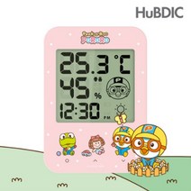 [휴비딕]뽀로로 디지털 시계 온습도계 HT-2 핑크, 1)온습도계 HT-2 블루