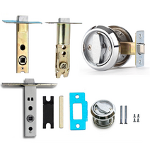 방문손잡이 컵핸들 문손잡이 문고리 점검구 비상구 목문용 호텔 돌출형 도어록 래치 현관, C05/래치/홀7mm