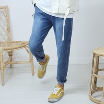 (26~38) 남자 레귤러핏 논데미지 스판 밴딩 청 바지 데님 팬츠 3컬러