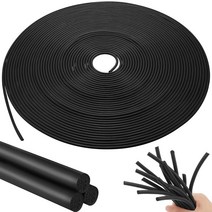 Frienda 폼 고무 백커 로드 콘크리트 확장 조인트 필러 갭 및 백킹 로프 블랙 0.6cm x 30.5m1/4인치 100피트, 1/4 Inch x 100 ft