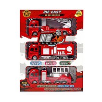 사다리 펌프 구조 소방차 세트 남아완구 모형차 5살