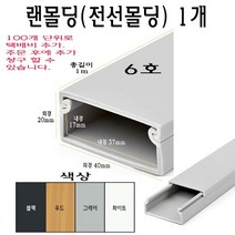 랜몰딩 40mm 전선몰딩 플라스틱 몰딩 쫄대 선쫄대, 우드