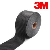 3M 고강도 도로용 차선테이프 L385 검정 50mmx22.8M 75mmx22.8M 100mmx22.8M 152mmx22.8M 논슬립 아스팔트 주차장 미끄럼방지 테이프, 1개