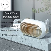 저전력히터 미니 히터 팬 1000w 휴대용 히터 데스크탑 하우스 난방 스토브 라디에이터 따뜻한 기계 전기 히터 팬 eu 플러그, 하얀
