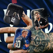 와우박스 주문제작 리그앙 PSG 파리생제르망 네이마르 축구 선수 에어팟 버즈 무선 이어폰 케이스, 무광 하드케이스, 에어팟 프로