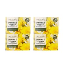 LG생활건강 온더바디 수퍼보타닉 비누 자스민&프리지아 80g X 4입, 2개